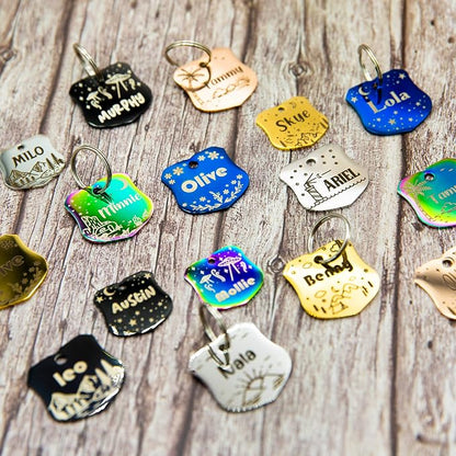 Personalized Dog Tag with 5 Lines of Custom Deep Engraved Durable Stainless - Image 2