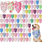 200 Pcs Spring Dog Bandanas Bulk Floral Dog Bandanas by Jeere