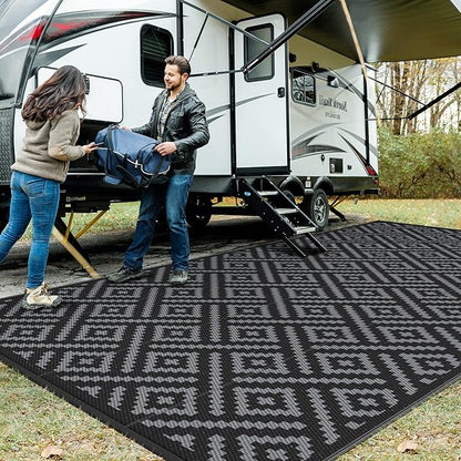GENIMO Outdoor Rug Waterproof, Lightweight Large RV Camping Mat by GENIMO