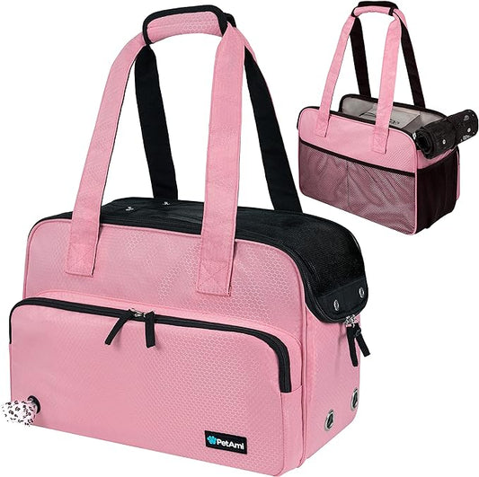 PetAmi Small Dog Purse Carrier, Soft-Sided Pet Carrier Bag by PetAmi