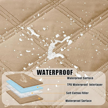 Smiry Waterproof Dog Bed Cover Blanket 40x50, Soft Reversible Pet Blanket - Image 2