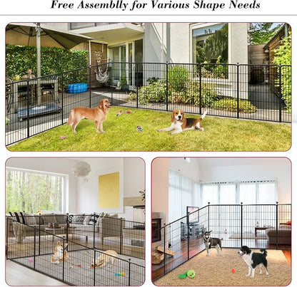 Dog Playpen 40 inch 32 Panels Indoor Outdoor Dog Pen - Image 8