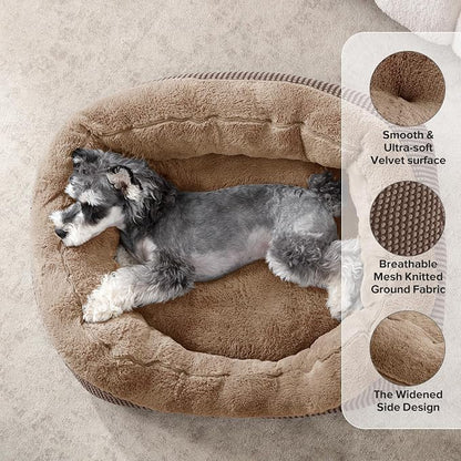 INVENHO Large Dog Beds Large Sized, Washable Orthopedic Warming Soft Sleeping - Image 2