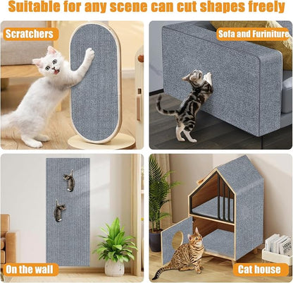 cat Scratching mat Self-Adhesive, Trimmable Furniture Protector - Image 7