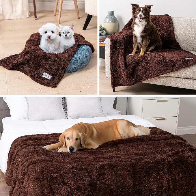 PetAmi Fluffy Waterproof Dog Blanket - Image 5