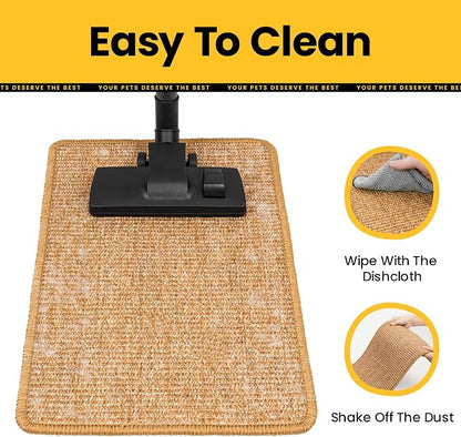 Cat Scratcher Mat, Sisal Cat Scratch Pad Rug, Wall Scratchers - Image 6