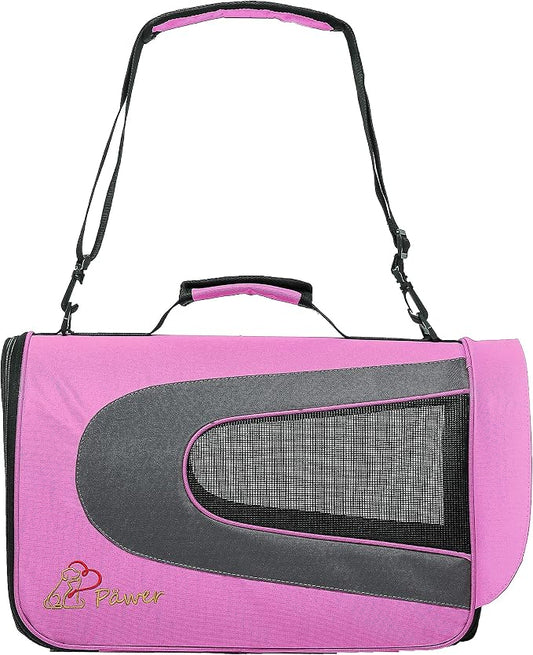 Pawer 18” x 11”x 11” Soft-Sided Foldable Airline Approved Pet Carrier by P%C3%84WER