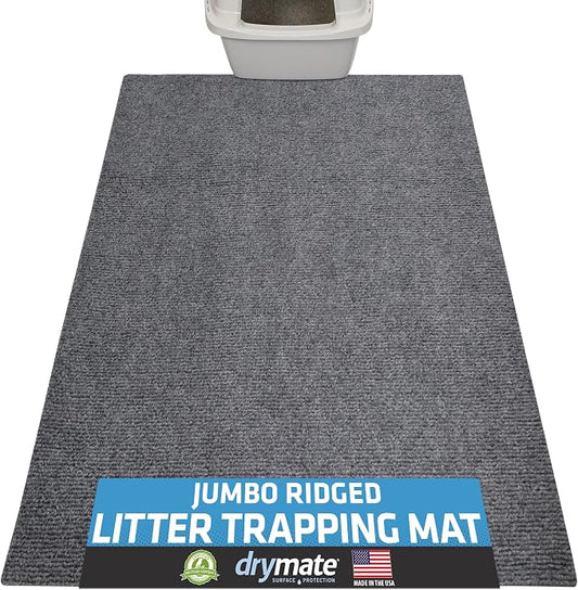 Drymate Cat Litter Box Mat, Litter Trapping Mat, Waterproof, Urine-Proof by Drymate