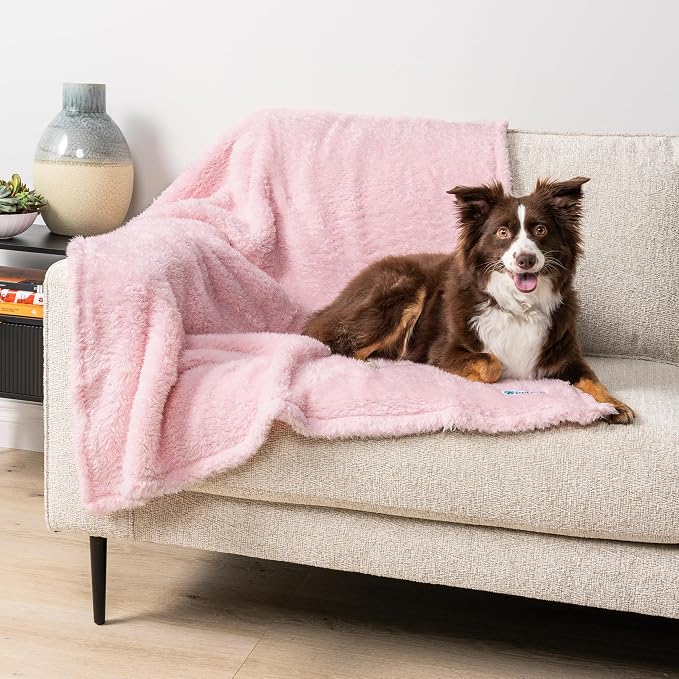 PetAmi Fluffy Waterproof Dog Blanket by PetAmi