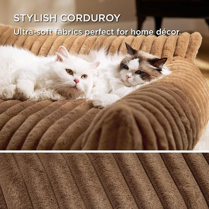 Bedsure ComfyFleece™ Cute Cat Couch - Image 4