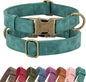Didog Soft PU Leather Dog Collar, Stylish Quick Released Dog Collar by Didog