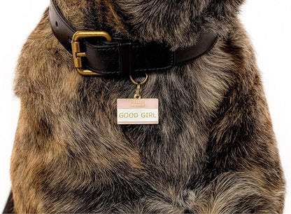 Two Tails Pet Company Personalized 'Good Girl' Pet ID Tag & Collar Charm - Image 4