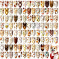 100 Pcs Fall Dog Bandanas Bulk Thanksgiving Pet Bibs Triangle Scarf Autumn Pet by Huhumy