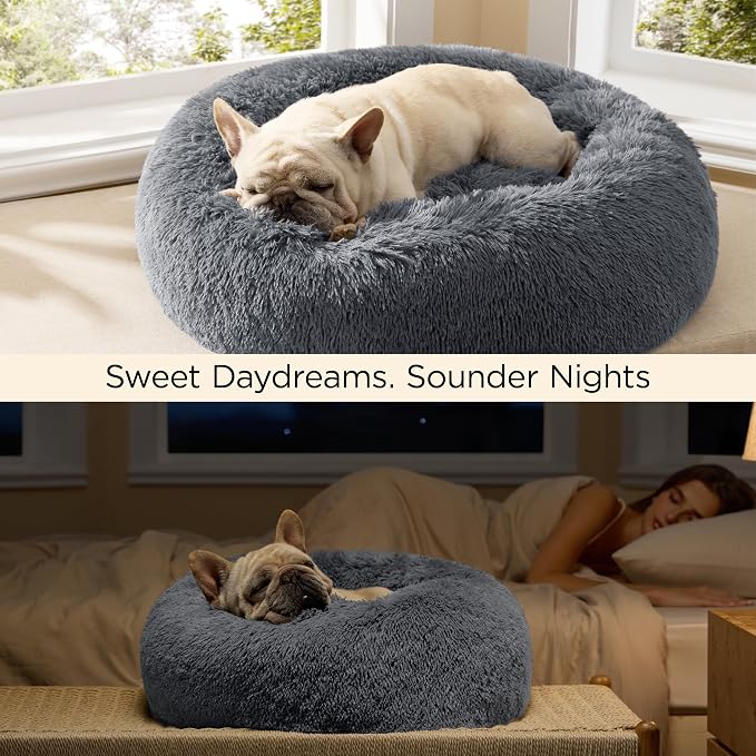 Bedsure Calming Dog Bed for Large Dogs - Image 4