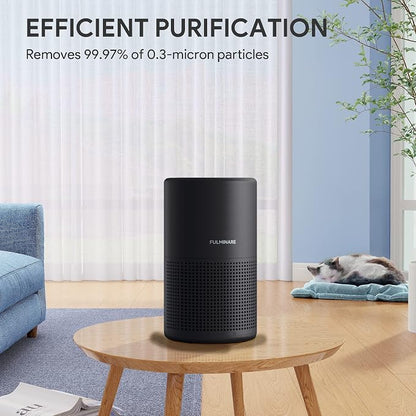 FULMINARE Air Purifiers for Bedroom H13 True HEPA Air Filter Quiet Air Cleaner - Image 6