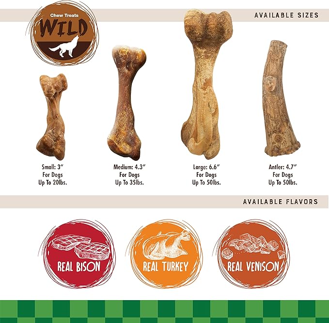 Nylabone Healthy Edibles WILD Natural Longer-Lasting Chew Treats, Venison Flavor - Image 7