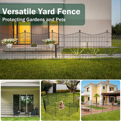 10 Panels No Dig Dog Fence Outdoor - Image 6