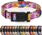 Dog Collar, Adjustable Soft Floral Pet Collar by Seyezo
