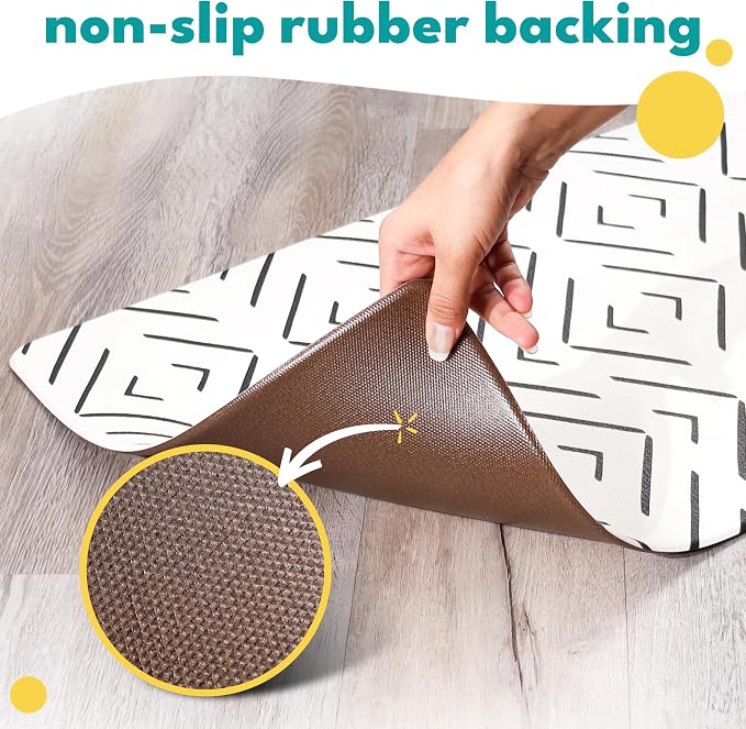NALALAS Dog Mat for Food and Water, Cat Feeding Mat | Waterproof Dog Bowl Mat | - Image 3