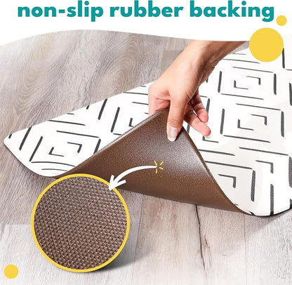 NALALAS Dog Mat for Food and Water, Cat Feeding Mat | Waterproof Dog Bowl Mat | - Image 3
