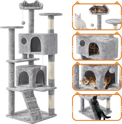 Yaheetech 62in Cat Tree Cat Tower - Image 4