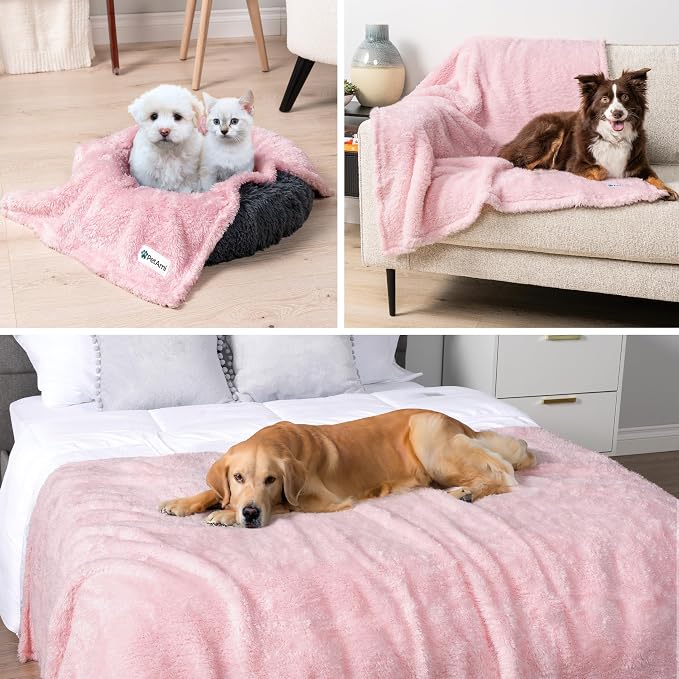 PetAmi Fluffy Waterproof Dog Blanket - Image 5