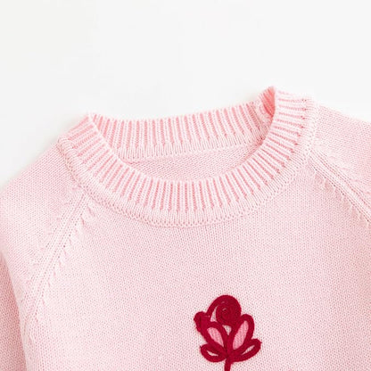 Simplee kids Baby Girl Knit Sweater - Image 3
