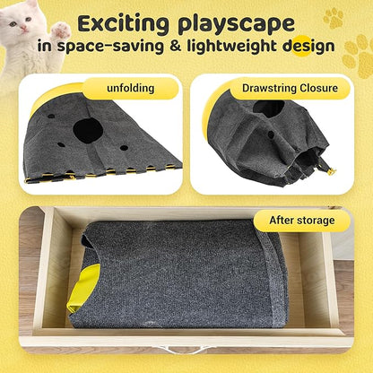 Homrich Interactive Cat Play Bag- Durable Rug - Image 6