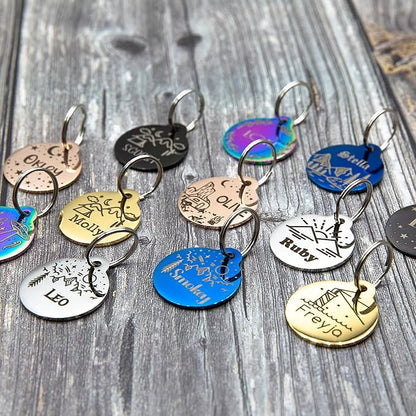 Personalized Dog Tag with 5 Lines of Custom Deep Engraved Durable Stainless - Image 7