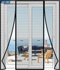 Magnetic Screen Door Upgraded PET Mesh Stronger Than Fiberglass and Polyester by Longeas