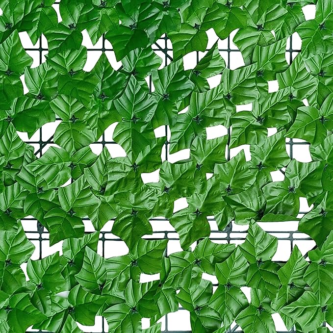 Artificial Ivy Fence Privacy Screen, 60 x 120 Inch UV-Anti Artificial Fake Ivy - Image 6