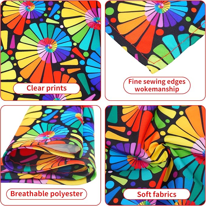 30 Pack Pride Dog Bandanas Bulk - Image 3
