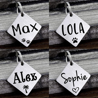 Ultra Joys Dog ID Tag, Custom Dog Tag Personalized Cat Tag, Pet ID Tag - Image 3