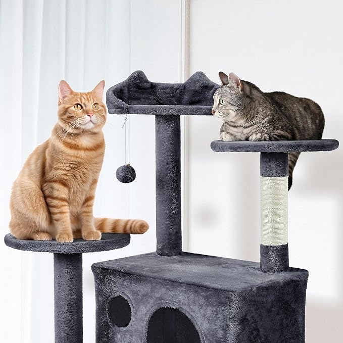 Yaheetech XL Cat Tree, 80in Multi-Level Tower - Image 6