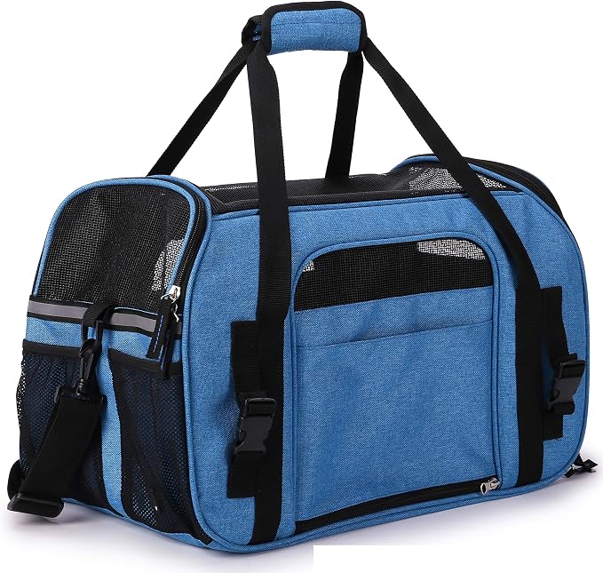 EliteField Soft Pet Carrier Soft Sided Dog Puppy Cat Carrier Travel Bag - Image 3