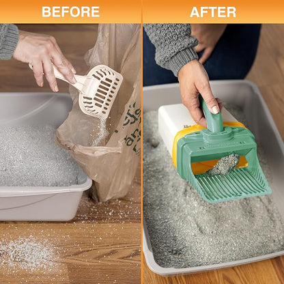 Neater Pet Brands Neater Scooper XL Cat Litter Scoop, 195 Refill Bags – - Image 8