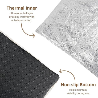 Self Warming Cat Bed, Non-Slip Heated Dog Mat Thermal Blanket - Image 3