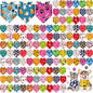 Sanwuta 120 Pcs Bandanas for Dogs Bulk Dog Bone and Paw Print Pattern Triangle by Sanwuta