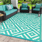 GENIMO Outdoor Rug for Patio Clearance, Reversible Plastic Straw Rugs for RV by GENIMO