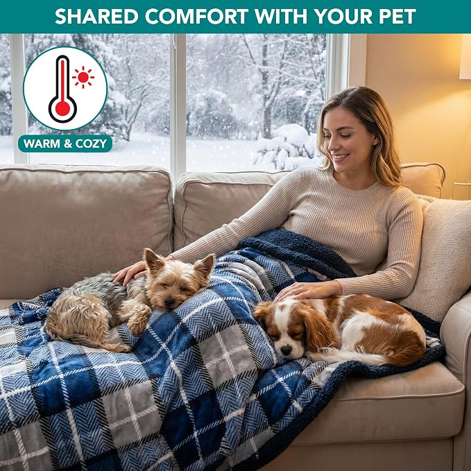 PetAmi Waterproof Dog Blanket for Medium Large XL Dog Puppy Cat Throw for Couch - Image 4