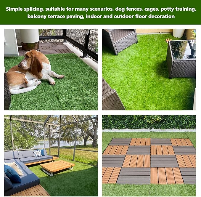 XLX TURF Interlocking Fake Grass Tiles - Image 7