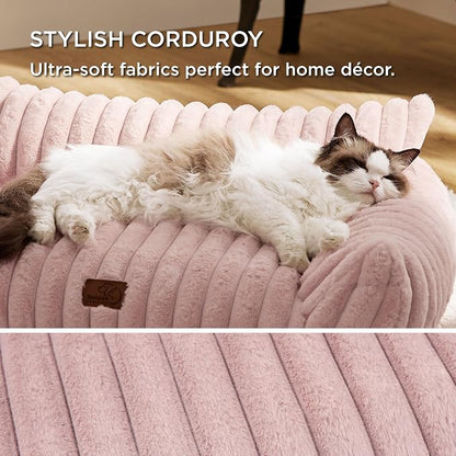 Bedsure ComfyFleece™ Cute Cat Couch - Image 4