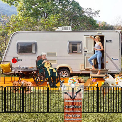 Puppy Playpen Indoor/Outdoor, 2 Add-On Panels Dog Pen Play Pen - Image 4