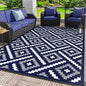 GENIMO Outdoor Rug for Patio Clearance, Reversible Plastic Straw Rugs for RV by GENIMO