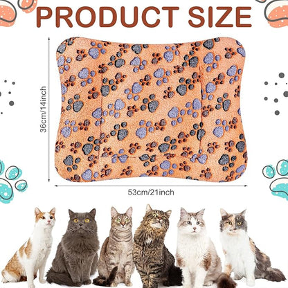 Tuanse 4 Pack Ultra Soft Dog Cat Bed Mat Small Animal Guinea Pig Bed - Image 3
