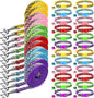 Amylove 48 Pcs Dog Collar and Leash Set, Polypropylene Adjustable Puppy Collars by Amylove