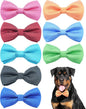 PET SHOW 8 Pack Dot Big Dogs Collar Embellishment Attachment Bow Ties by PETSHOW