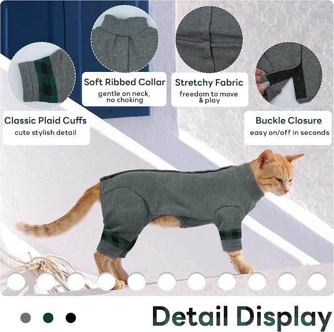 PUMYPOREITY Comfy Cat Pajamas, Versatile Cat Shirt - Image 2