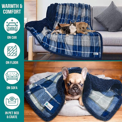 PetAmi Dog Blanket for Medium Large Dogs, Pet Bed Blanket Cat Puppy Kitten - Image 5