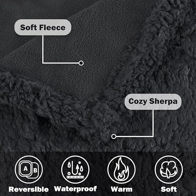 Kritter Planet Waterproof Dog Blanket, Reversible Water Proof Pet Blanket - Image 5